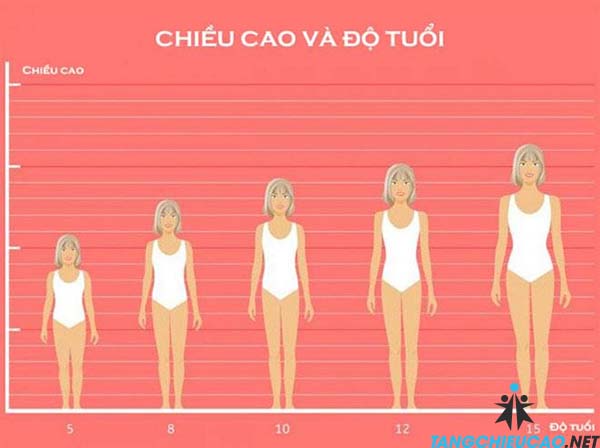 chiều cao theo độ tuổi